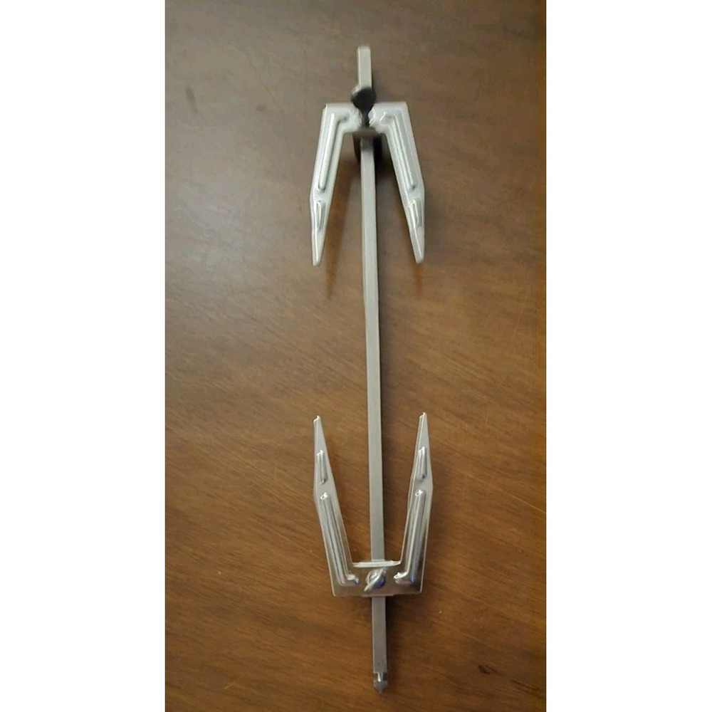 Ronco Spit Rod Meat Forks Silver Size Large Replacement BBQ Grill Parts